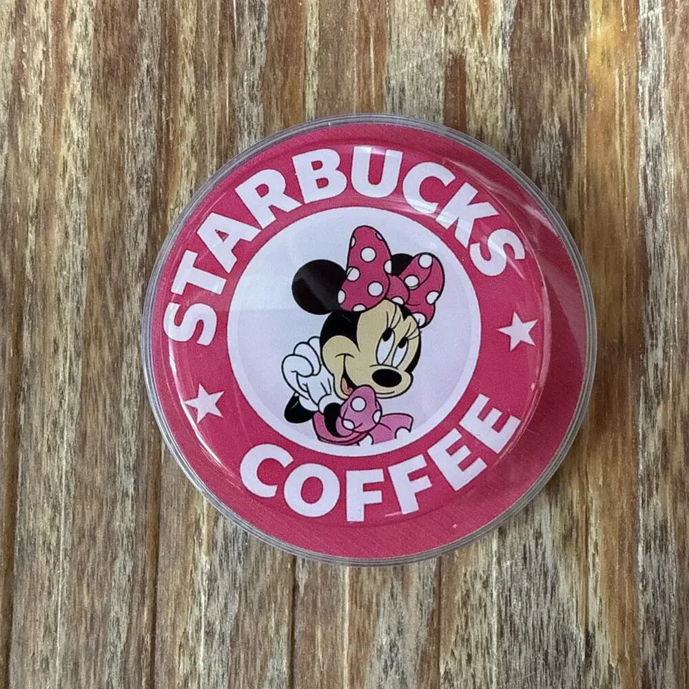 Magnetic Minnie Mouse Themed Starbucks Pop Up Phone Grip
